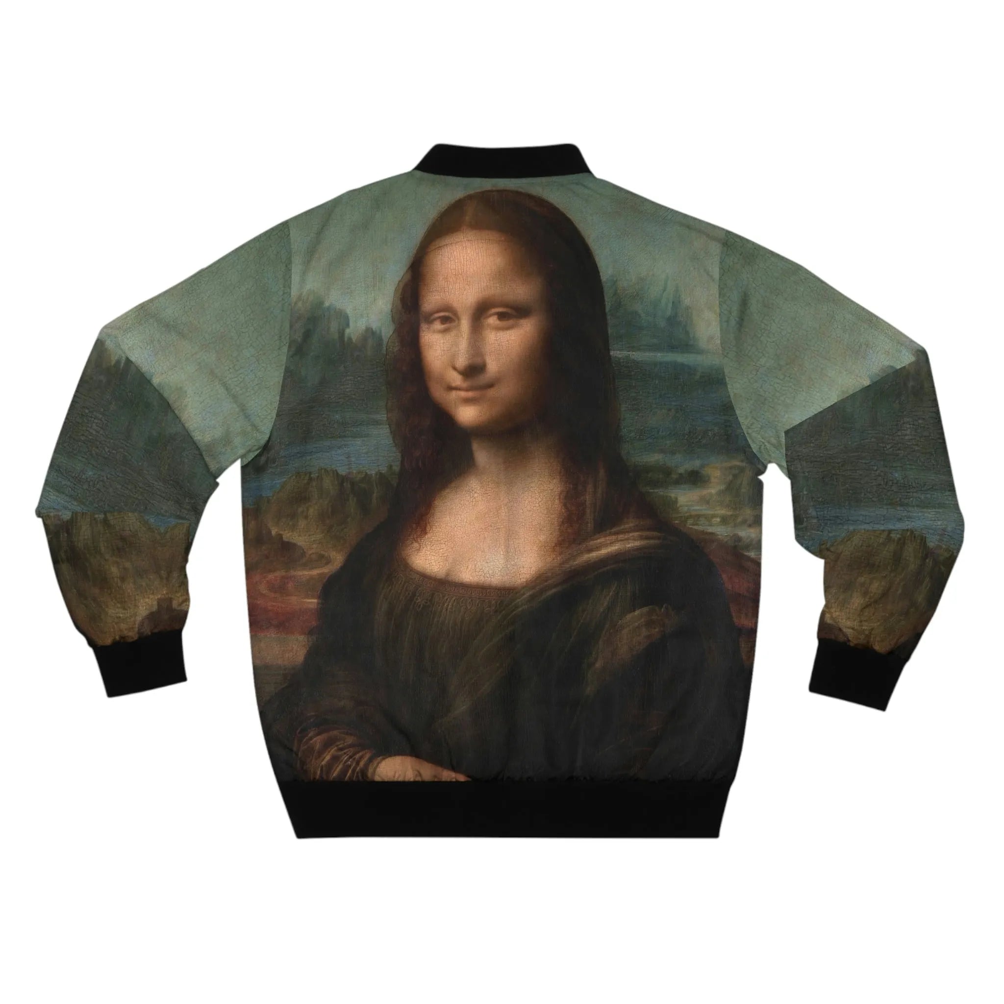 The Mona Lisa by Leonardo da Vinci Art Bomber Jacket