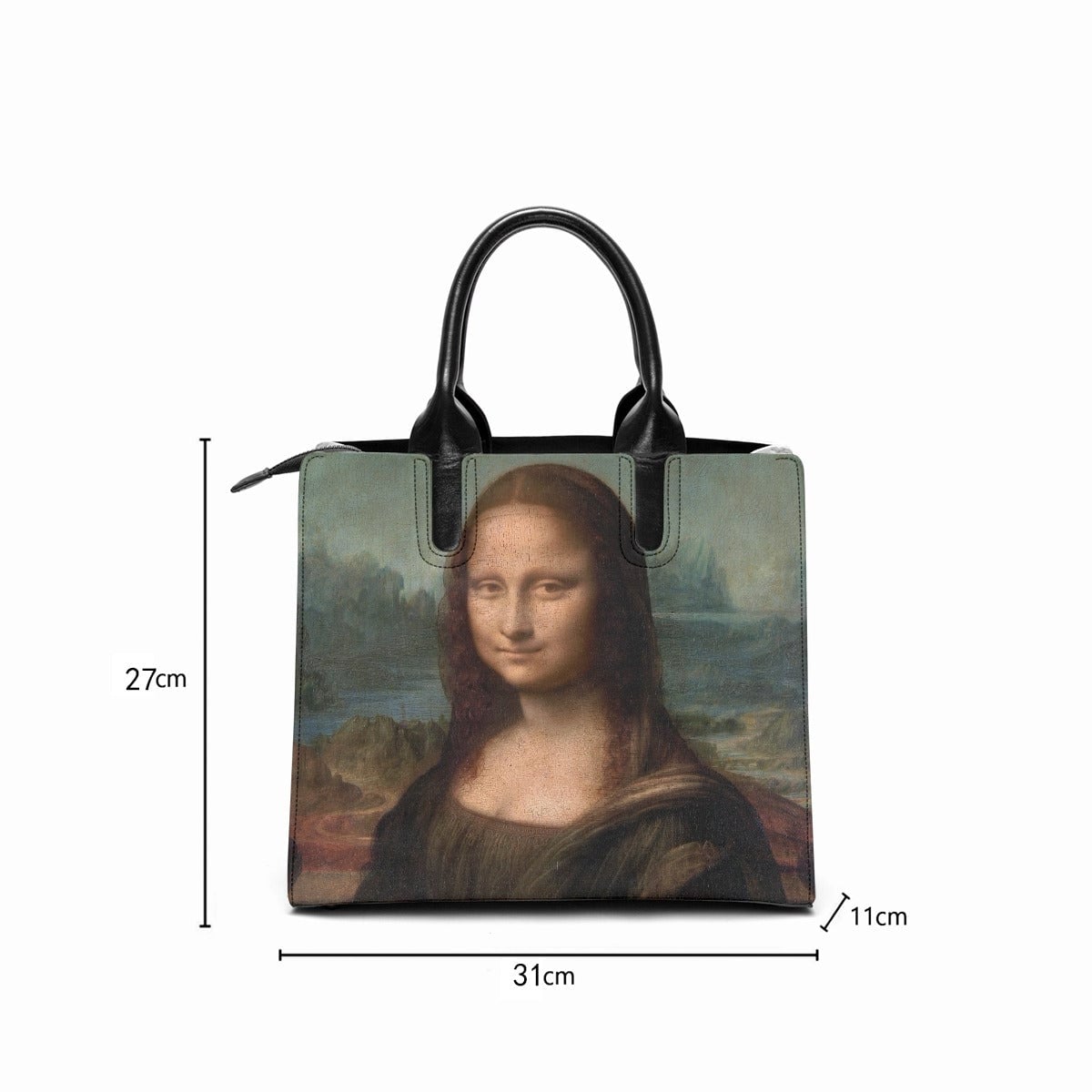 The Mona Lisa by Leonardo da Vinci Painting Art Handbag