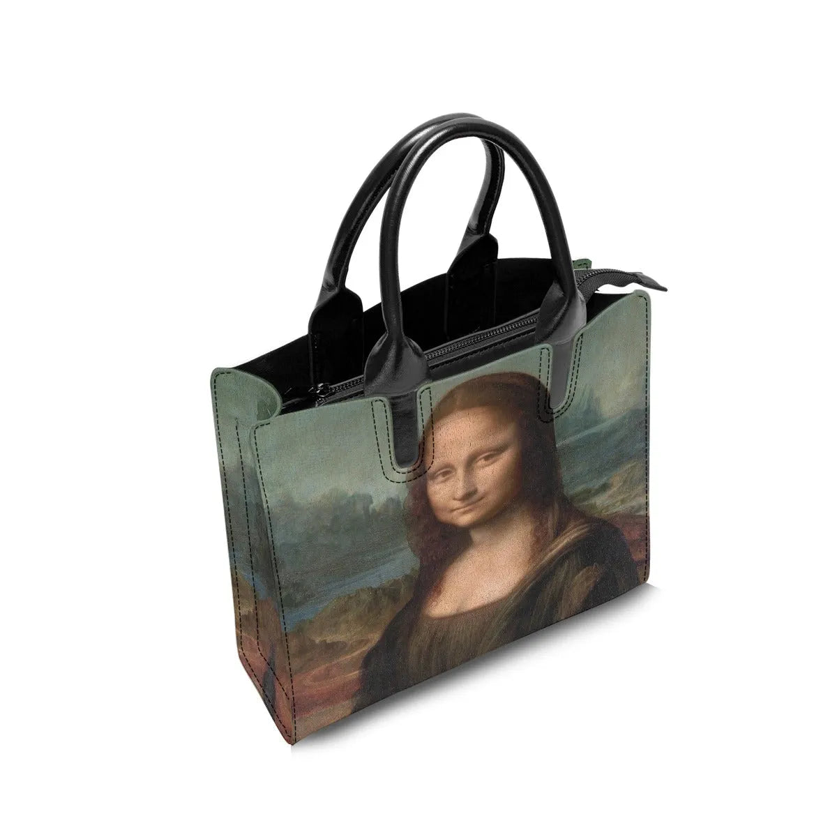 The Mona Lisa by Leonardo da Vinci Painting Art Handbag