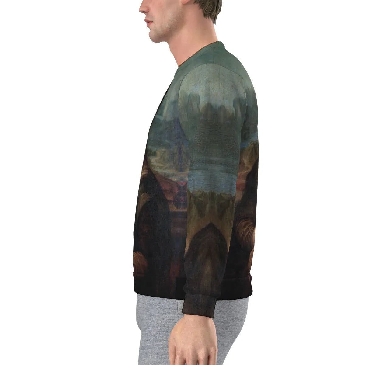 The Mona Lisa by Leonardo da Vinci Sweatshirt