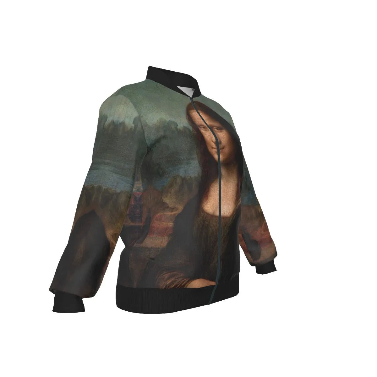 The Mona Lisa by Leonardo da Vinci Women’s Bomber Jacket