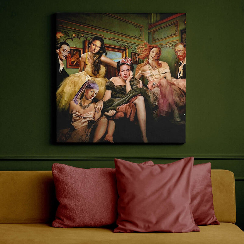 The Most Iconic Artists of All Time Famous Canvas Print