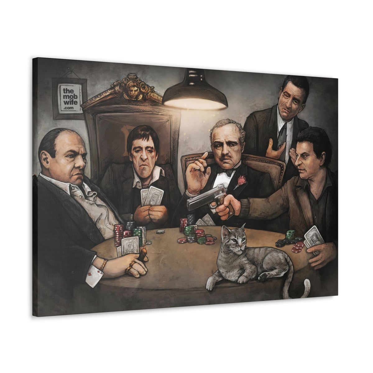 Themed Mobster Artwork for Casino Decor