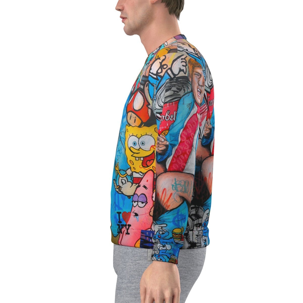 The Most Iconic Pop Art Surrealism Collage Sweatshirt