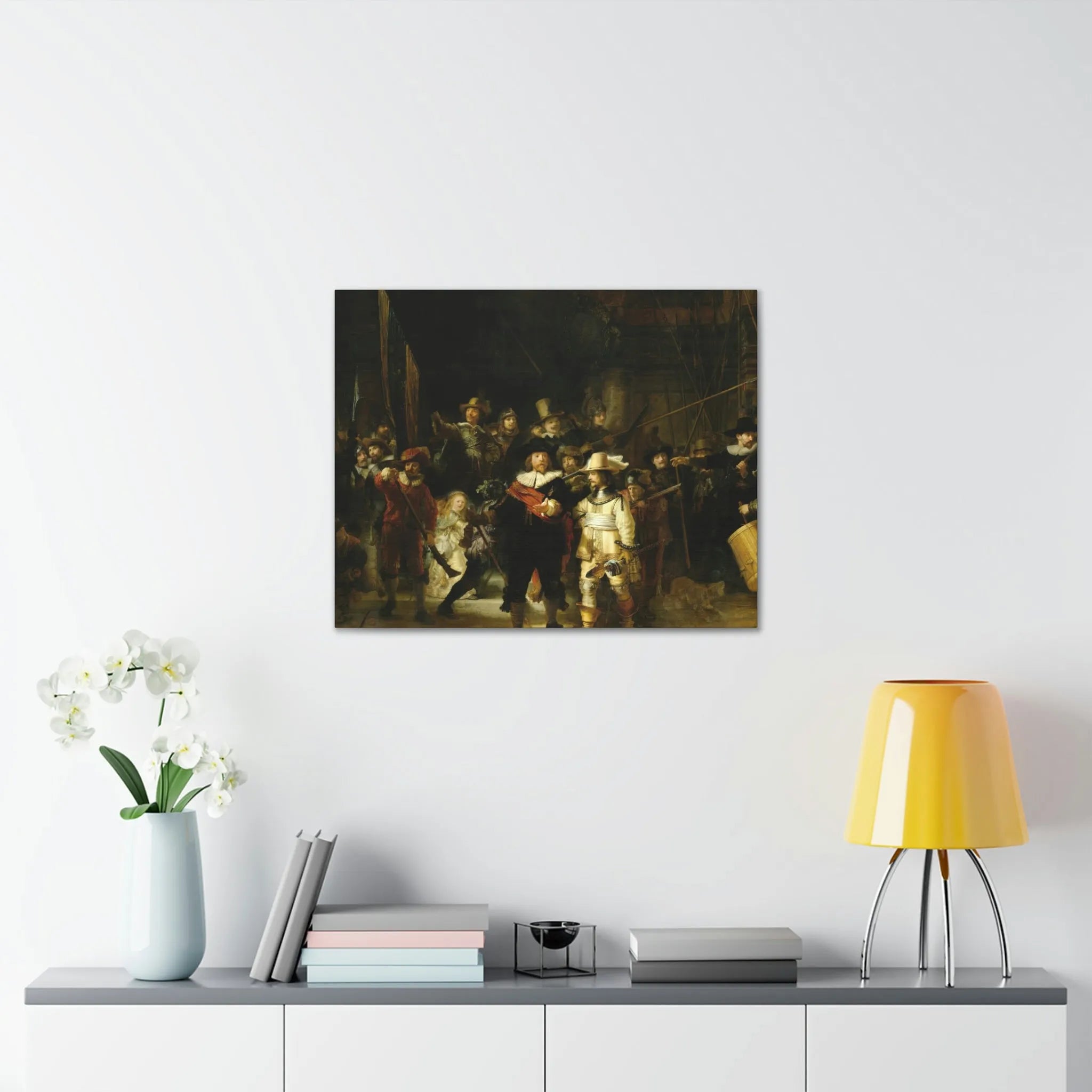 The Night Watch by Rembrandt Art Canvas Gallery Wraps