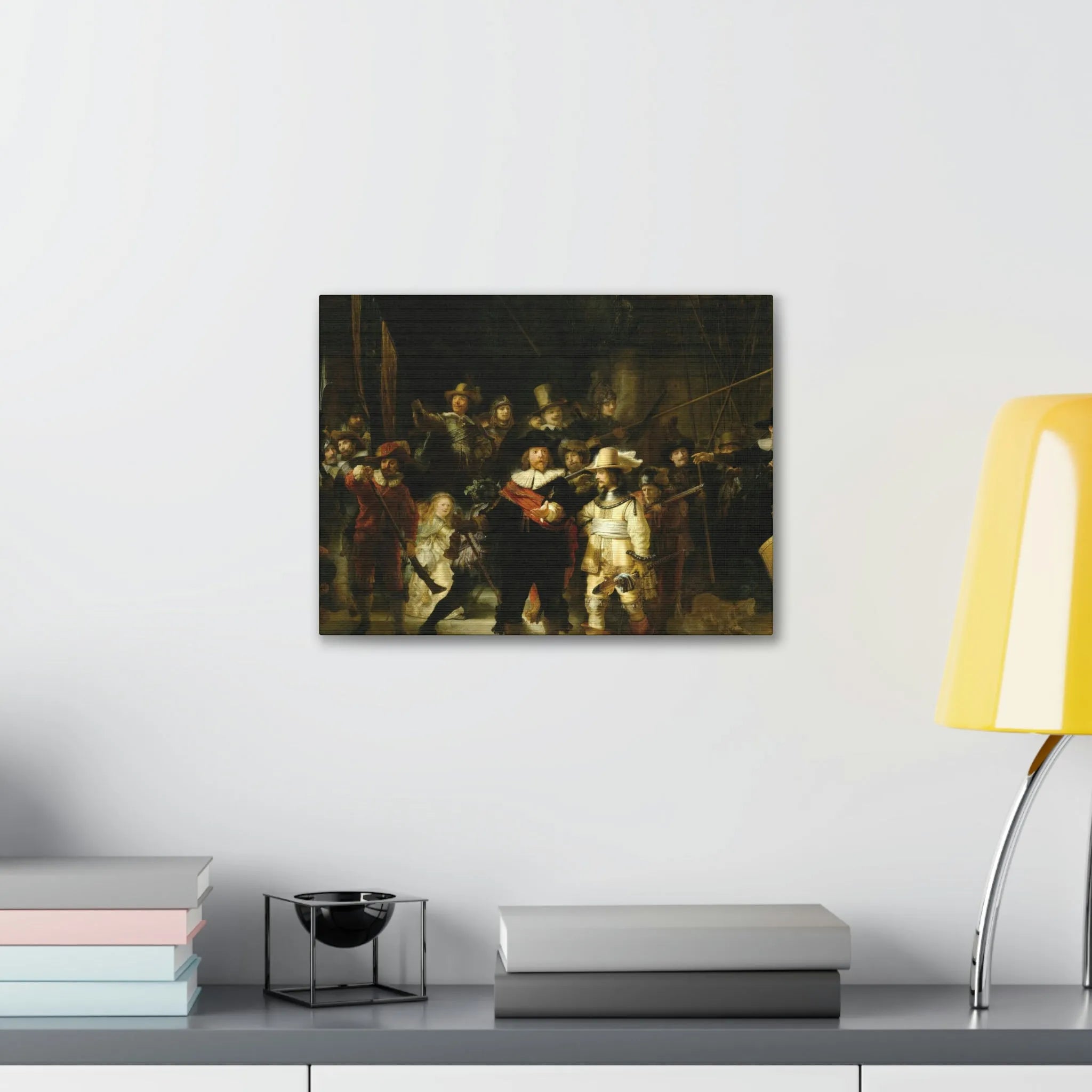 The Night Watch by Rembrandt Art Canvas Gallery Wraps