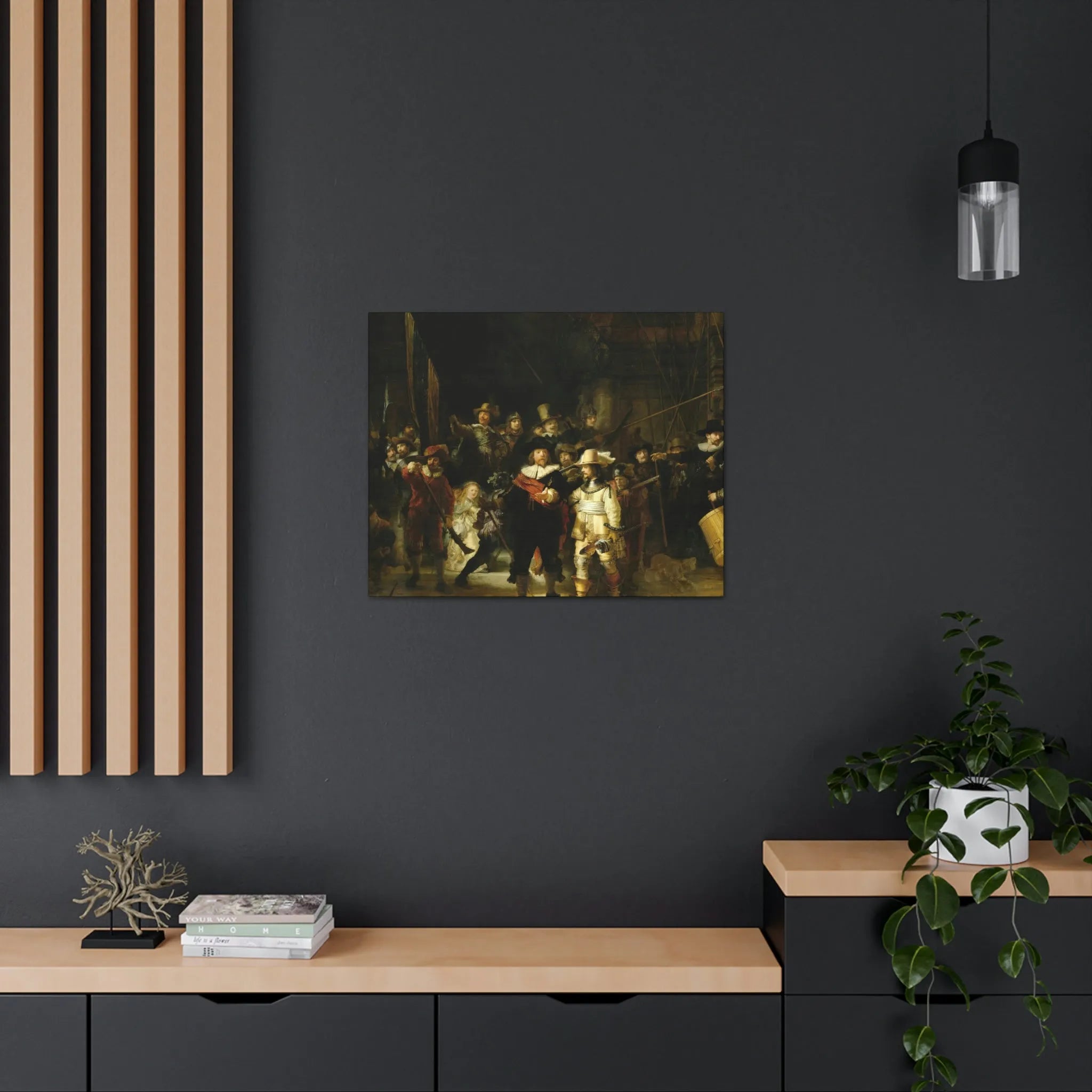 The Night Watch by Rembrandt Art Canvas Gallery Wraps