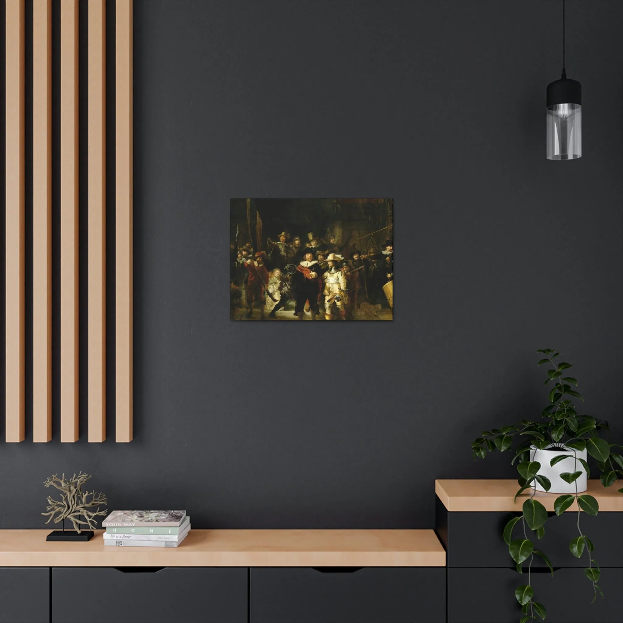 The Night Watch by Rembrandt Art Canvas Gallery Wraps