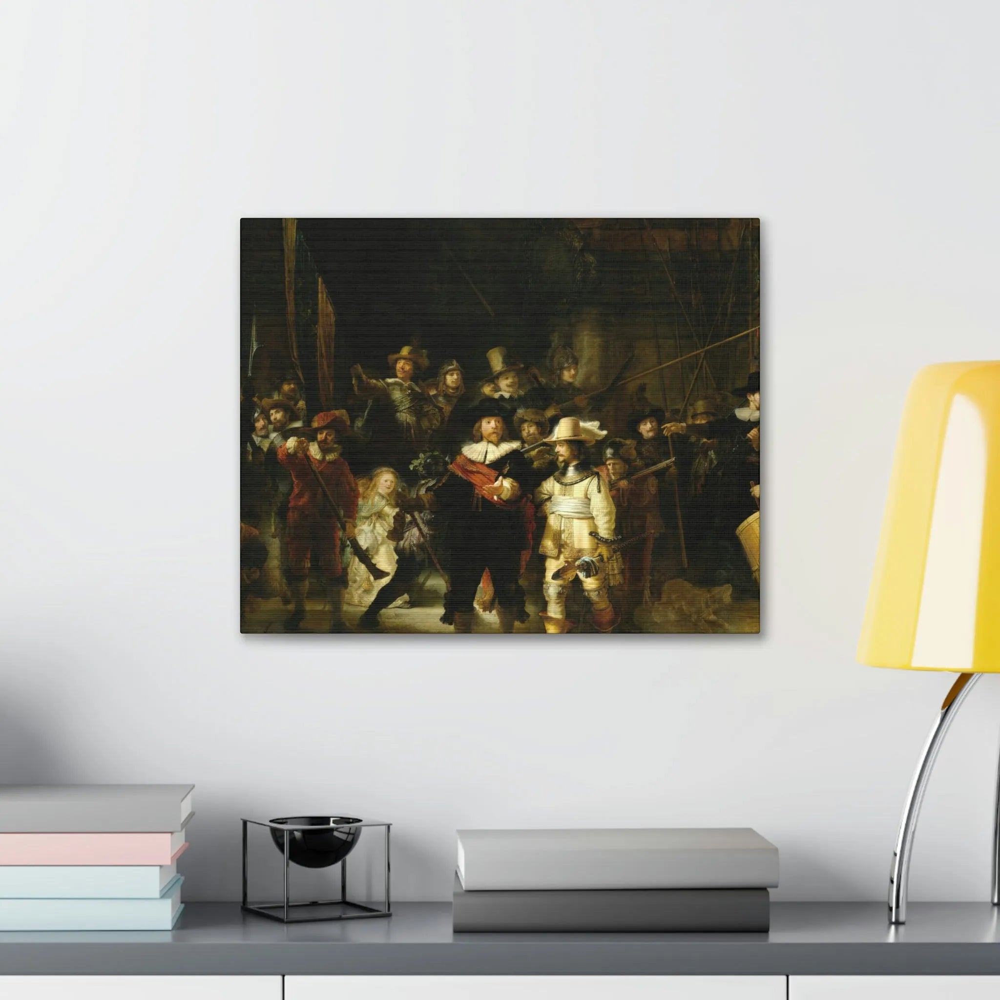 The Night Watch by Rembrandt Art Canvas Gallery Wraps