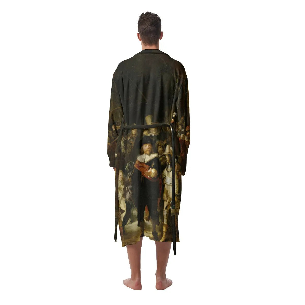 The Night Watch by Rembrandt Art Heavy Fleece Robe