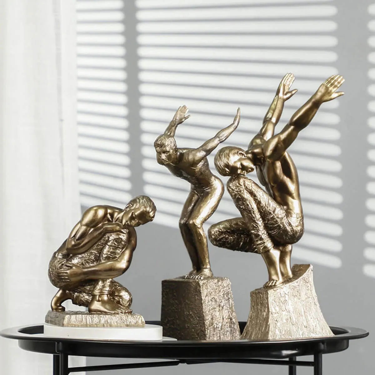 The Nordic Art Characters Creative Movement Series Sculptures