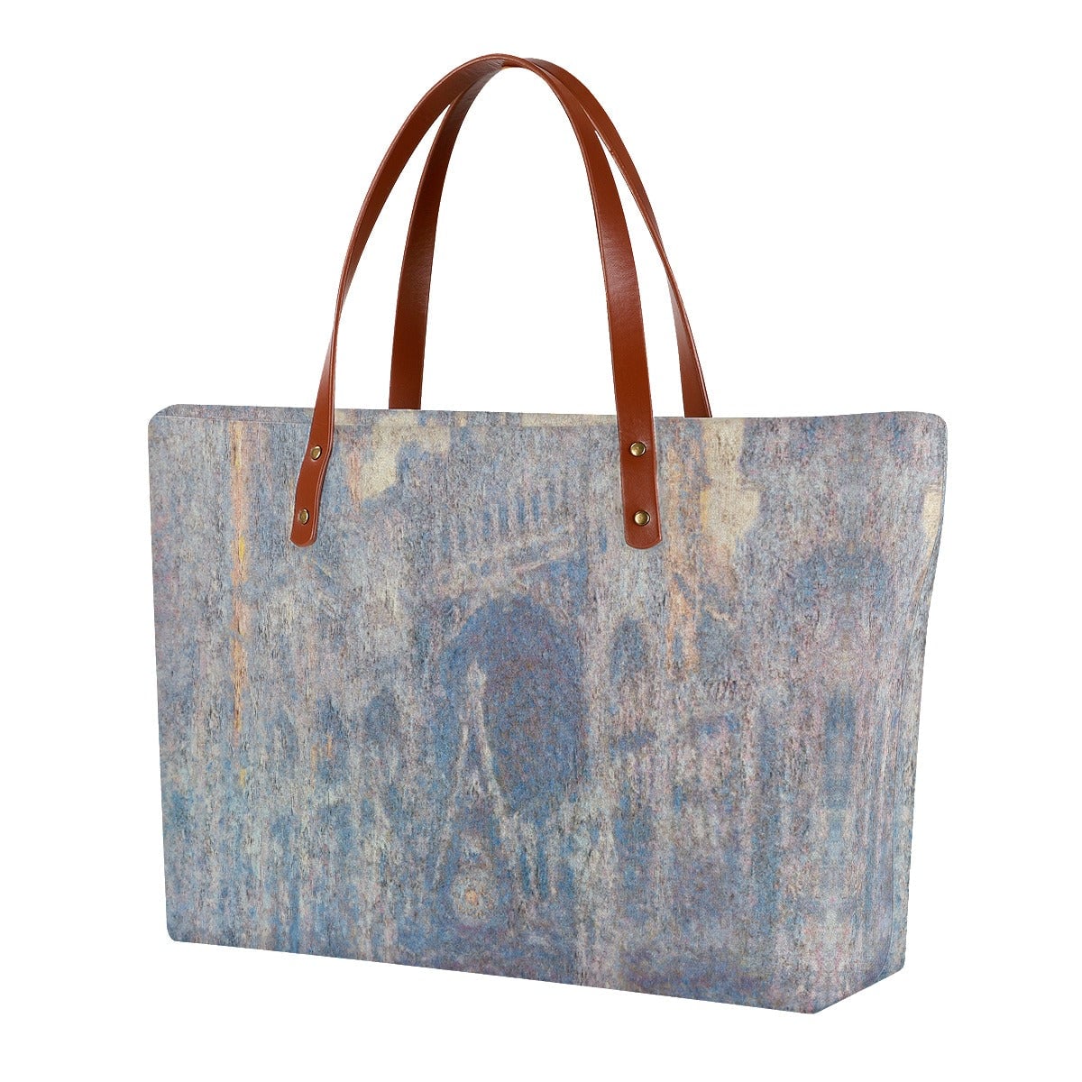 The Portal of Rouen Cathedral by Claude Monet Tote Bag