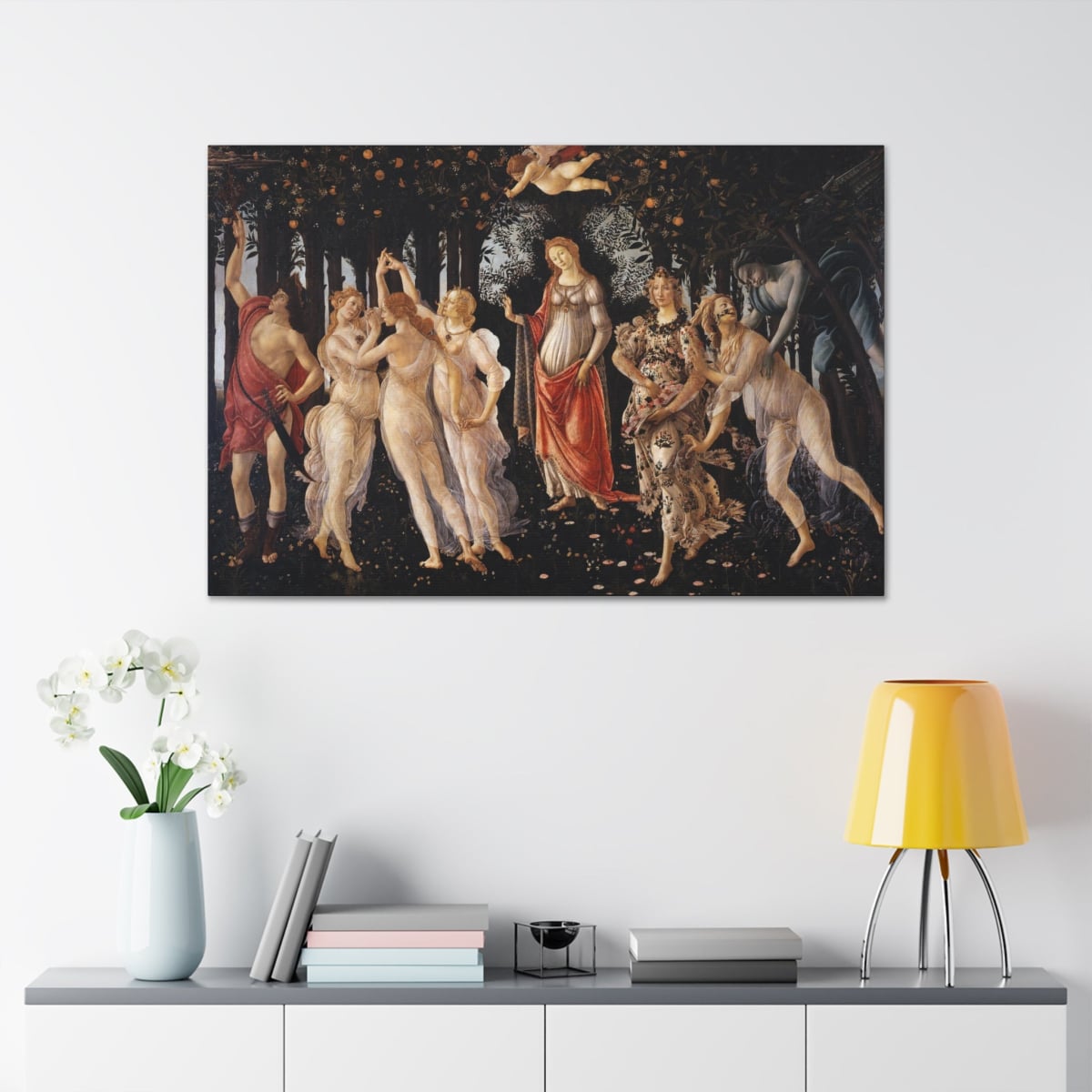 Discover Elegance with Primavera Canvas Wraps by Botticelli
