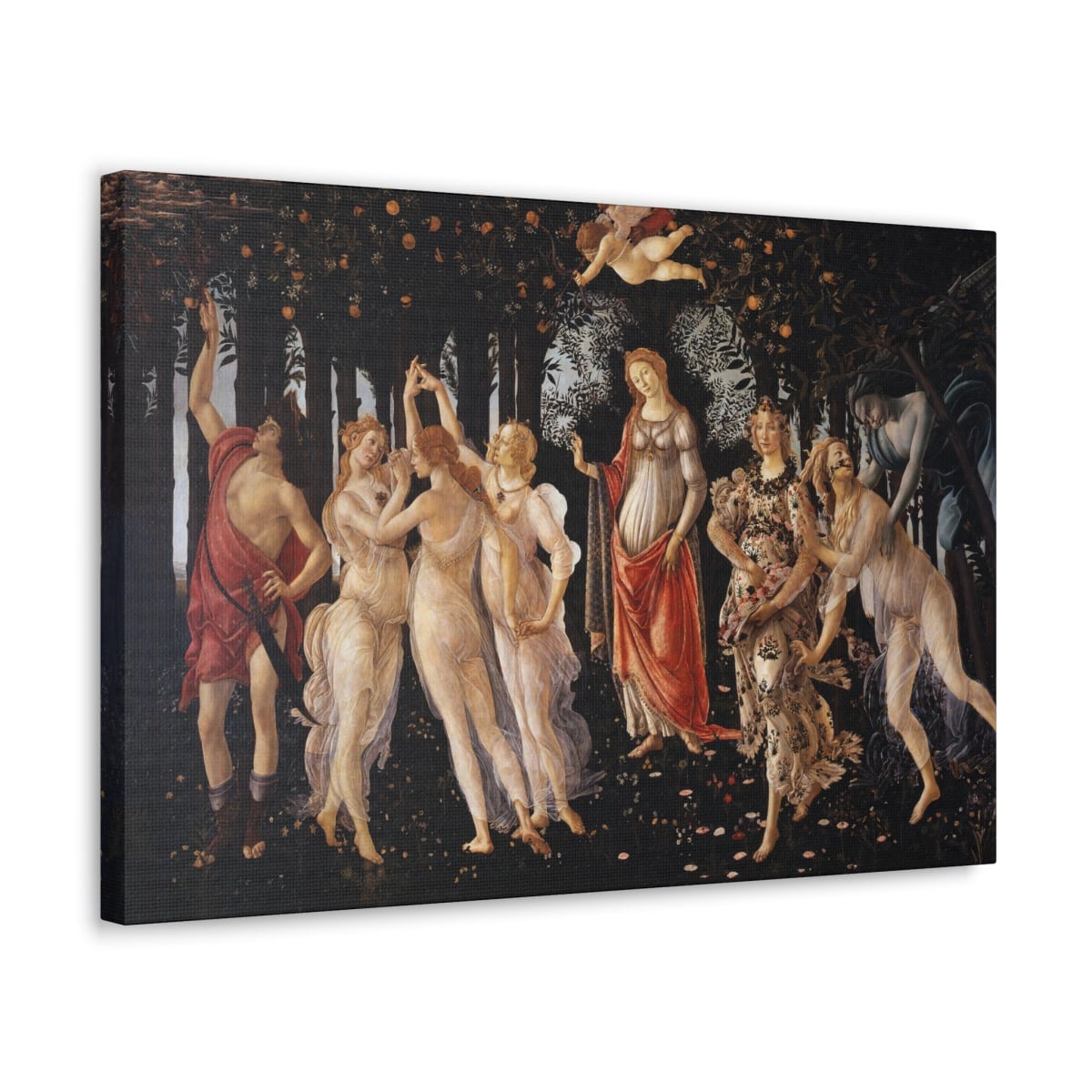 Primavera by Sandro Botticelli Canvas Gallery Wrap
