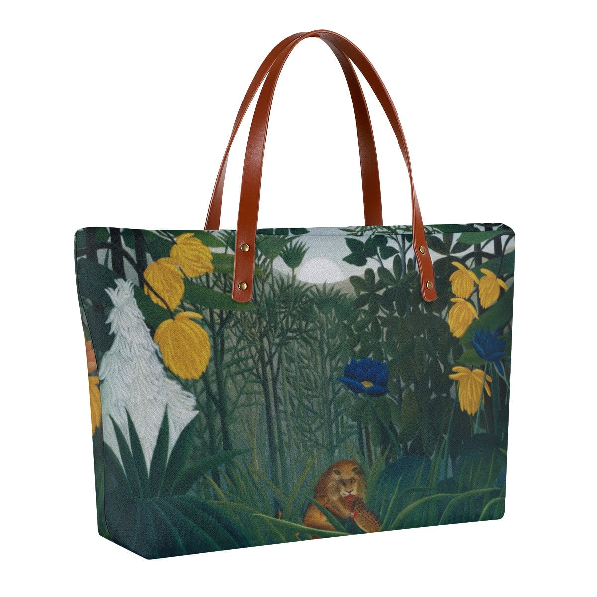 The Repast of the Lion Henri Rousseau Tote Bag