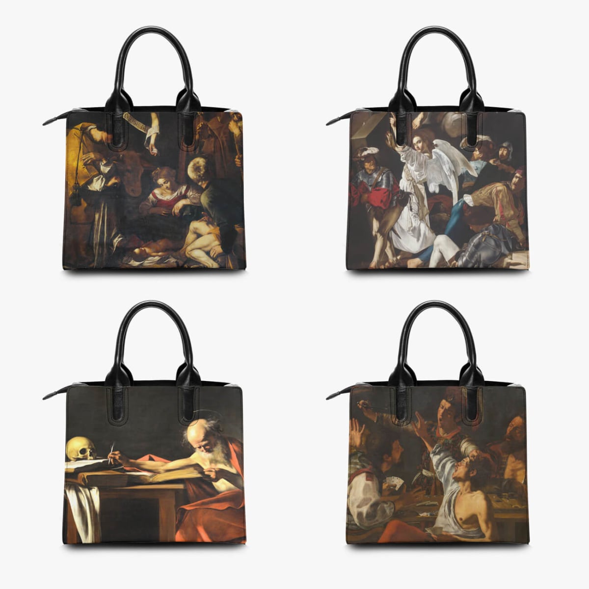 The Resurrection by Caravaggio Baroque Art Handbag