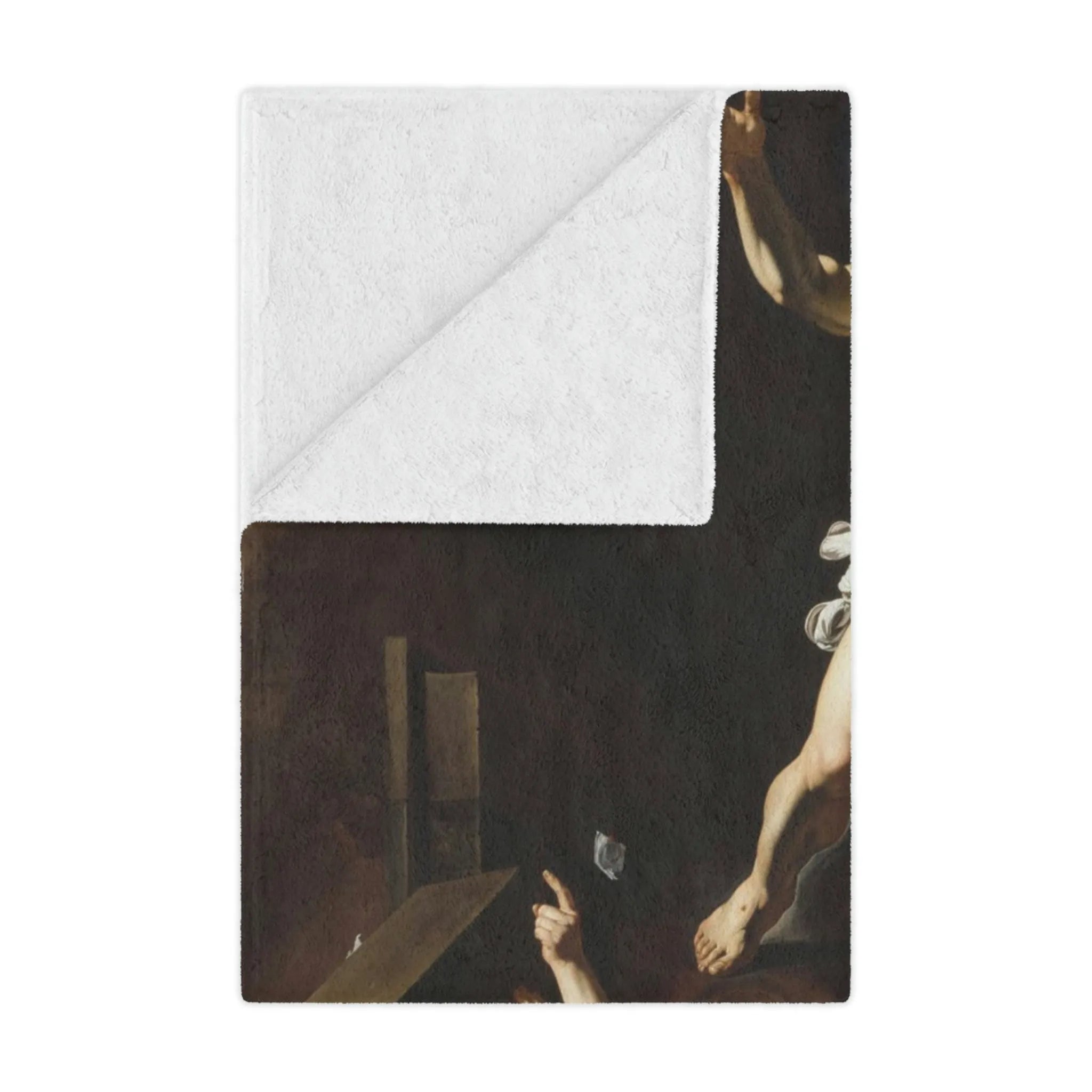 Experience Luxury with The Resurrection Caravaggio Art Blanket