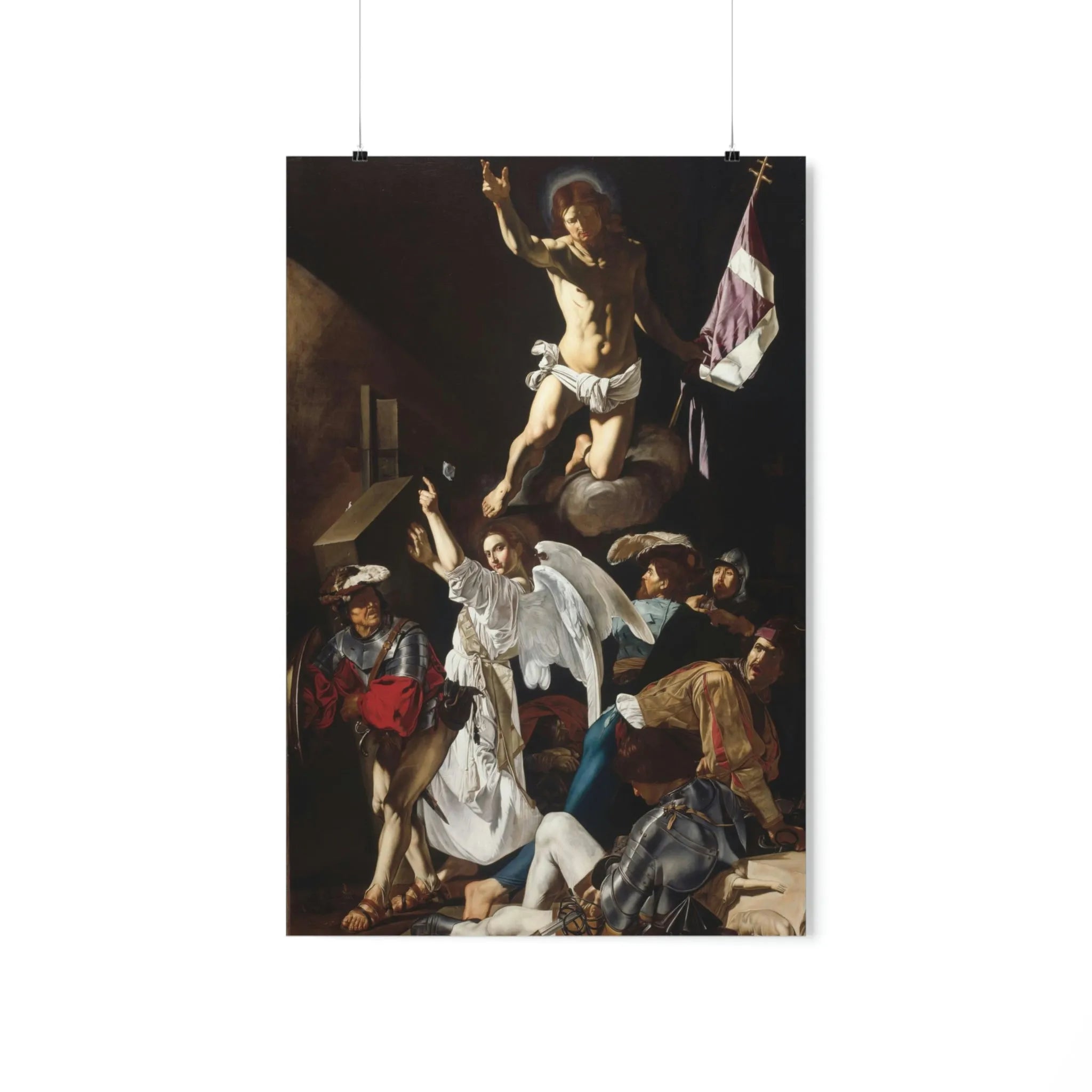 The Resurrection Cecco del Caravaggio Art Premium Posters