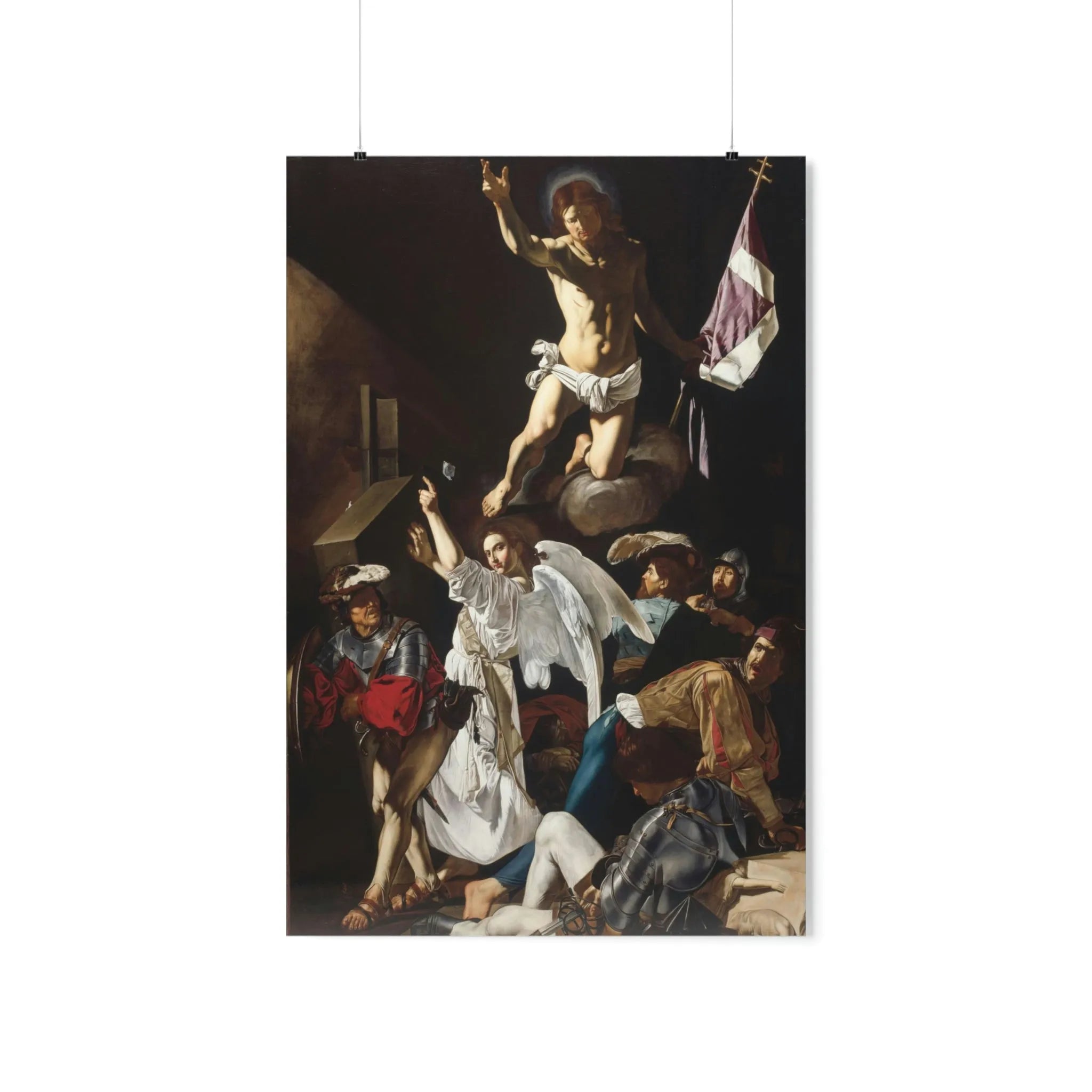 The Resurrection Cecco del Caravaggio Art Premium Posters