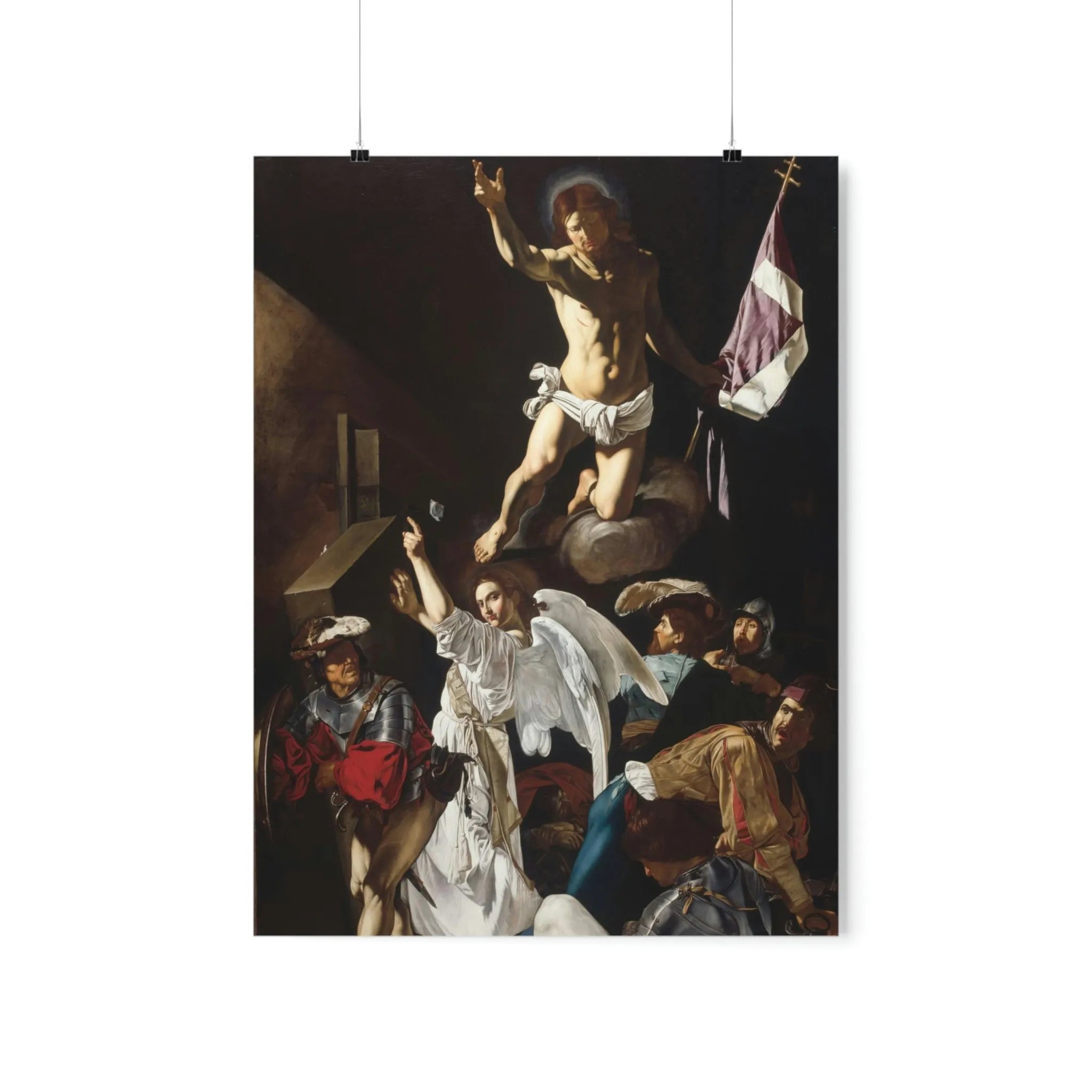 The Resurrection Cecco del Caravaggio Art Premium Posters