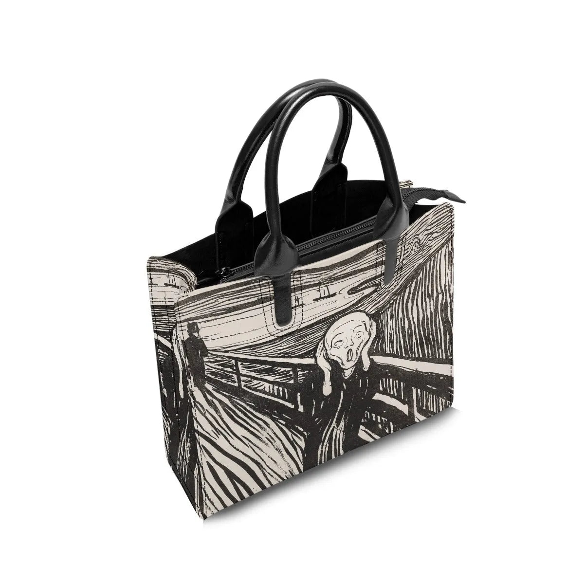 The Scream 1893 by Edvard Munch Art Fashion Handbag