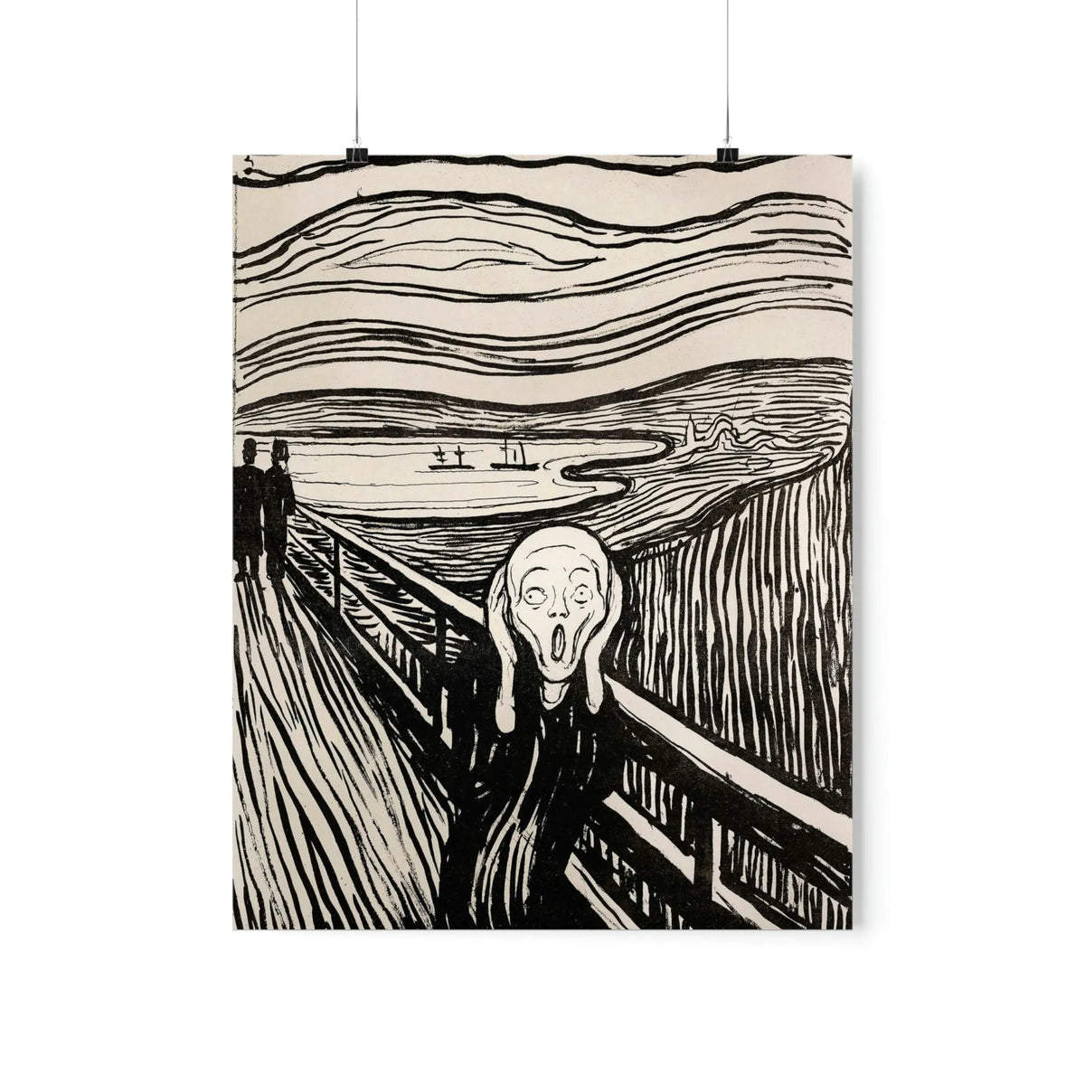 The Scream 1893 エドヴァルド・ムンク アート プレミアム ポスター