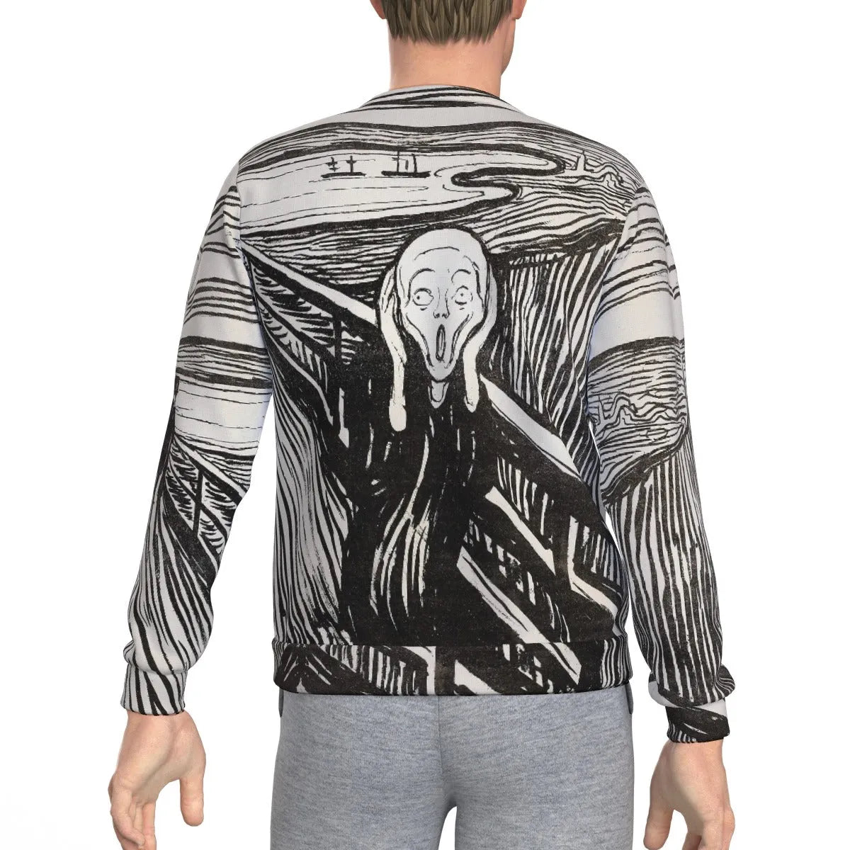 The Scream 1893 Edvard Munch Art Sweatshirt | Iconic Artwork