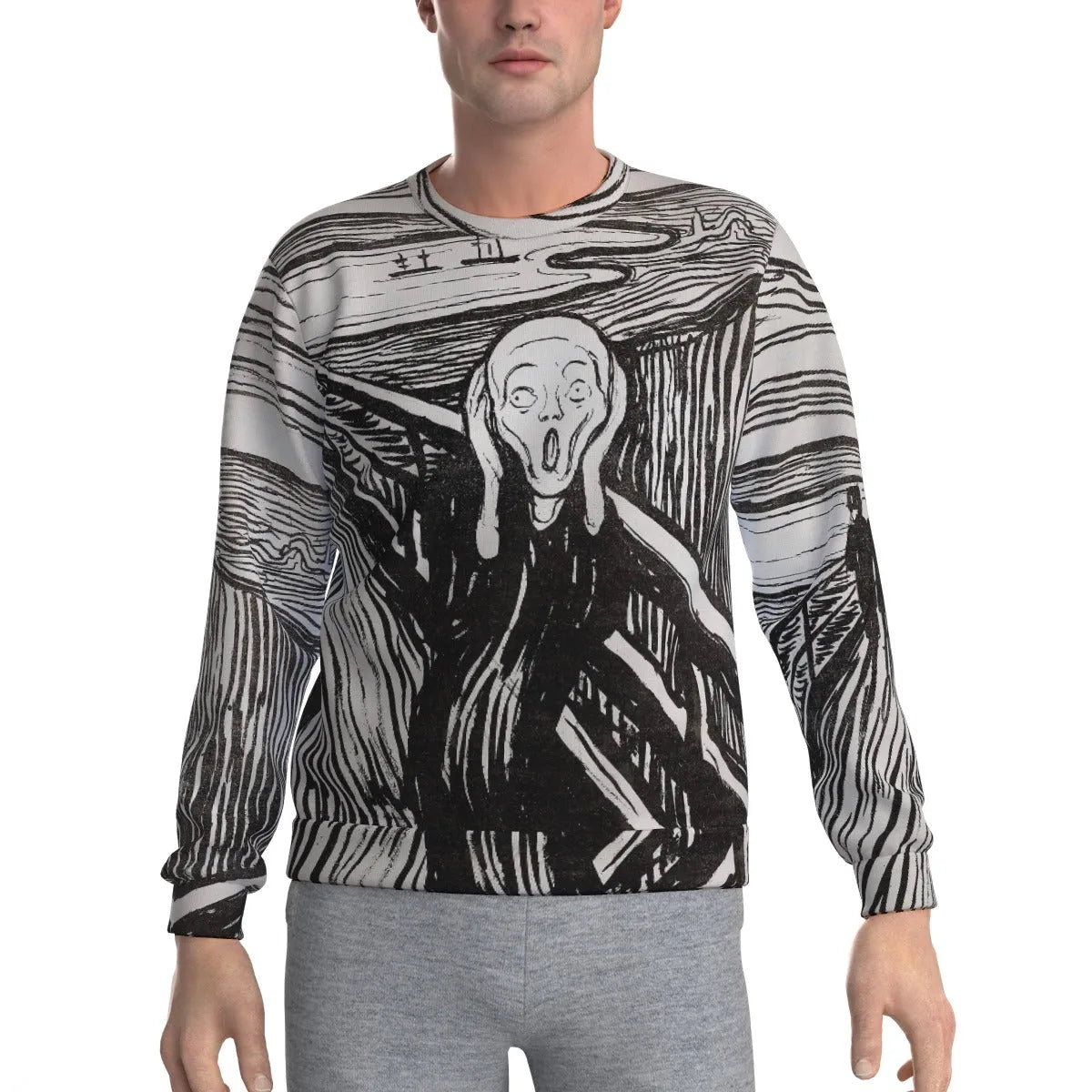 The Scream 1893 Edvard Munch Art Sweatshirt | Iconic Artwork