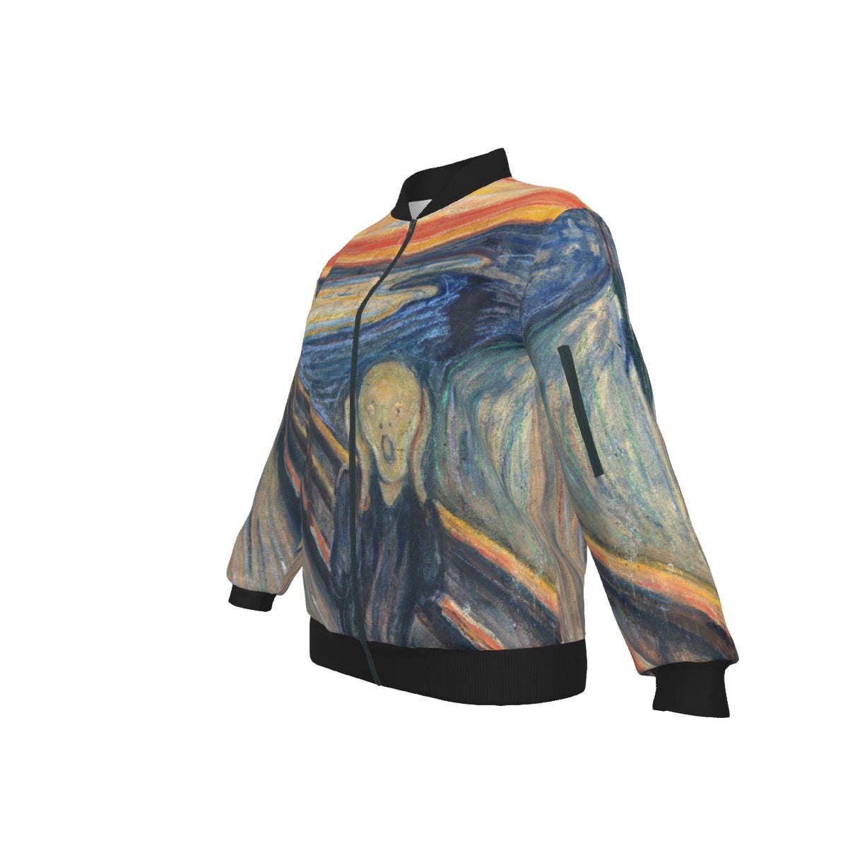 The Scream by Edvard Munch Art Women’s Bomber Jacket
