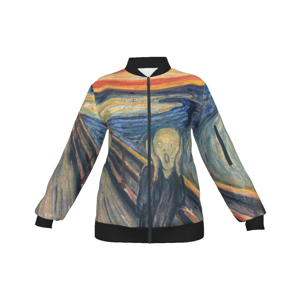 The Scream by Edvard Munch Art Women’s Bomber Jacket