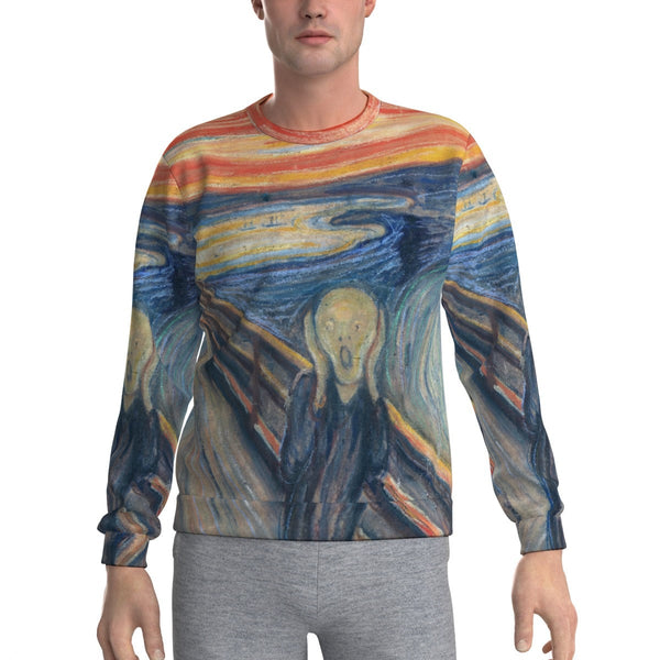 The Scream by Edvard Munch Painting Art Sweatshirt