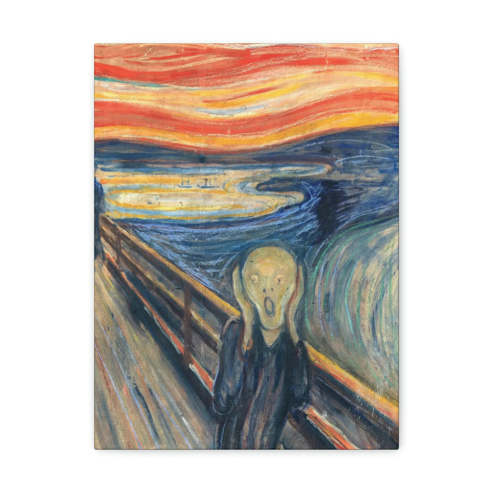 The Scream by Edvard Munch Painting Canvas Gallery Wraps