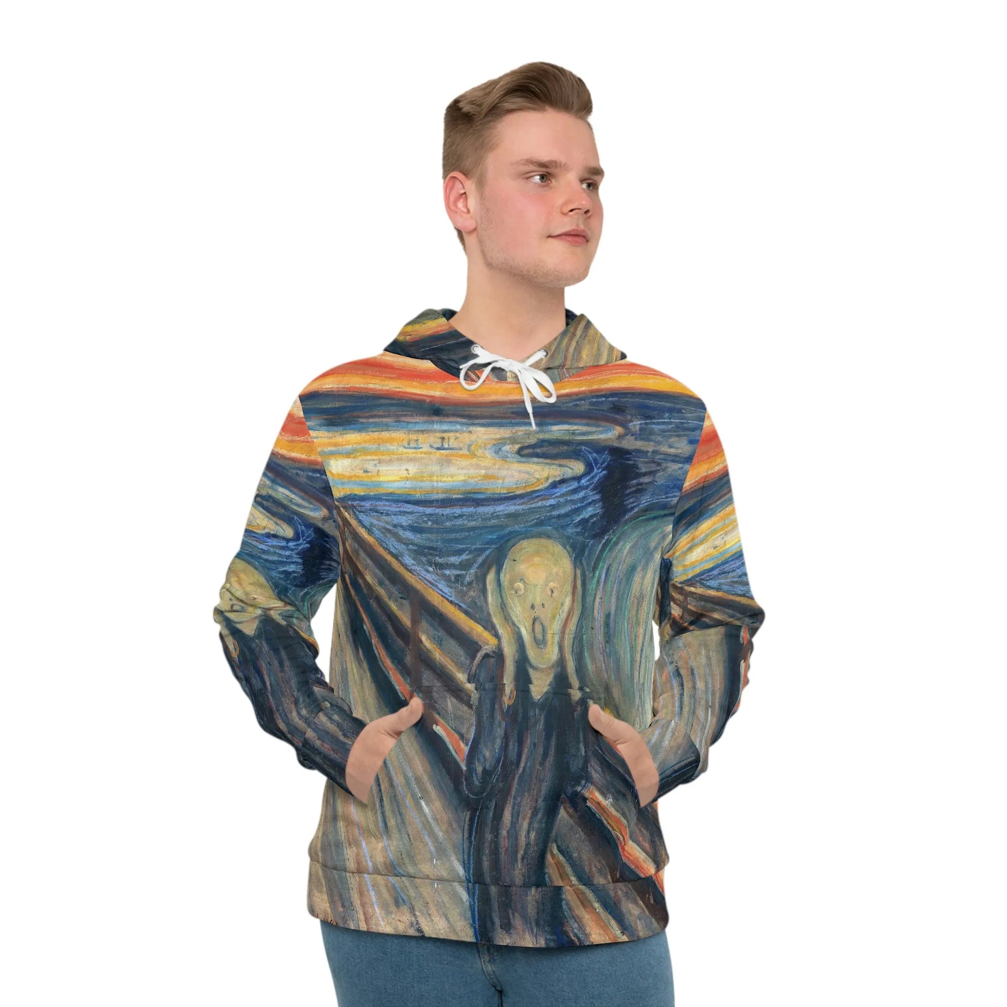 The Scream by Edvard Munch Painting Hoodie