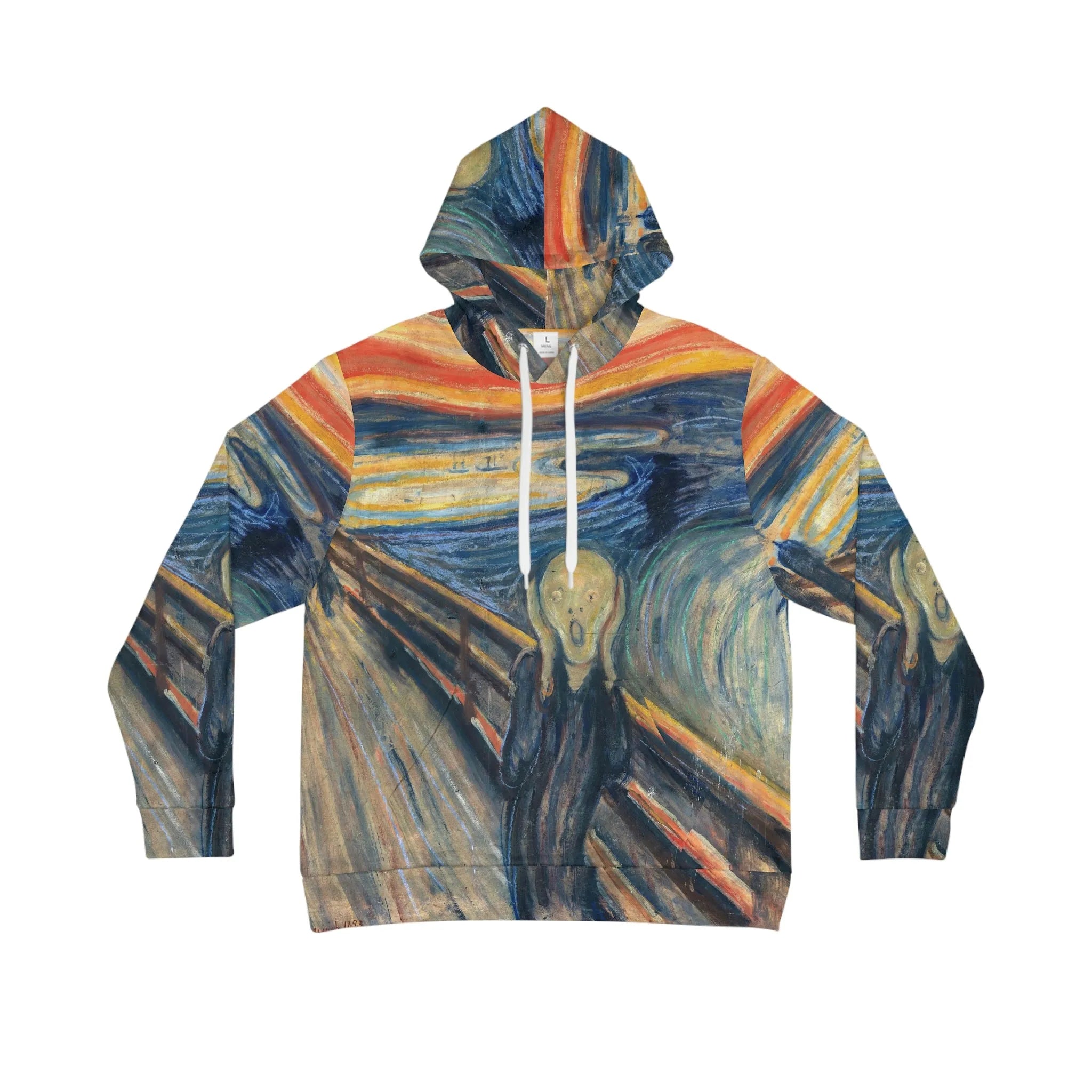 The Scream by Edvard Munch Painting Hoodie