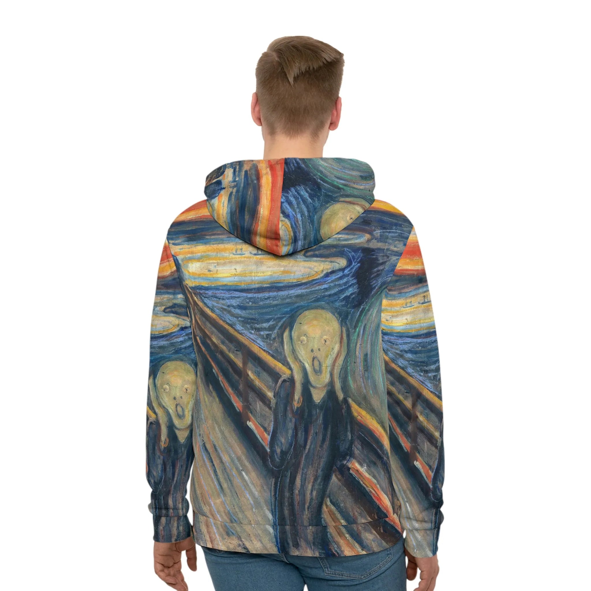 The Scream by Edvard Munch Painting Hoodie