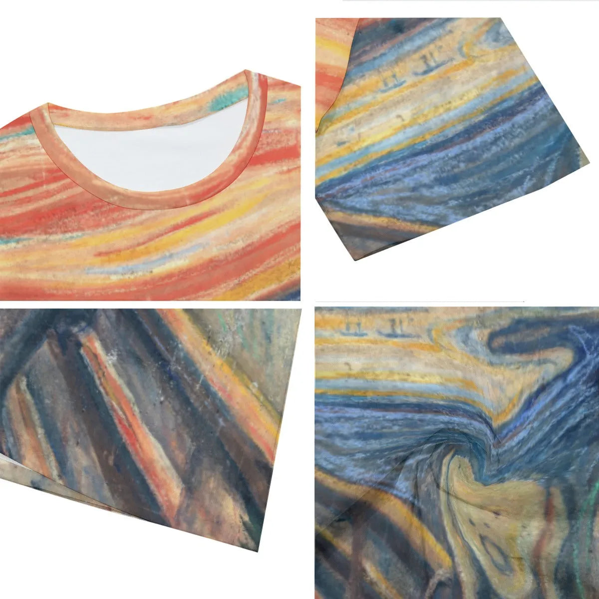 The Scream by Edvard Munch Painting T-Shirt