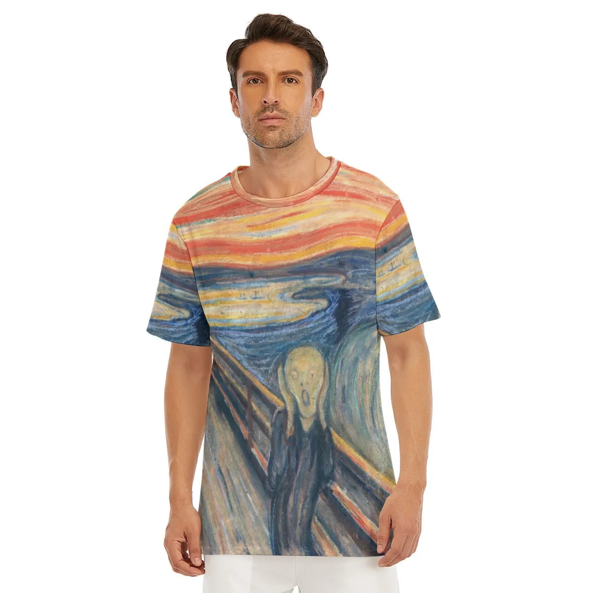 The Scream by Edvard Munch Painting T-Shirt