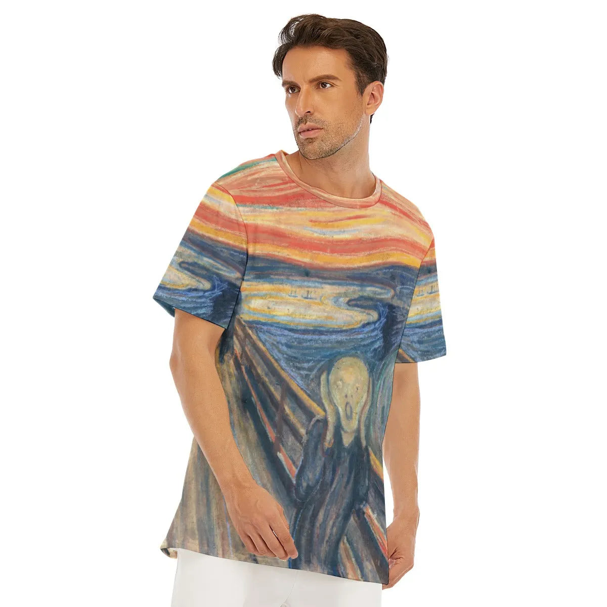 The Scream by Edvard Munch Painting T-Shirt