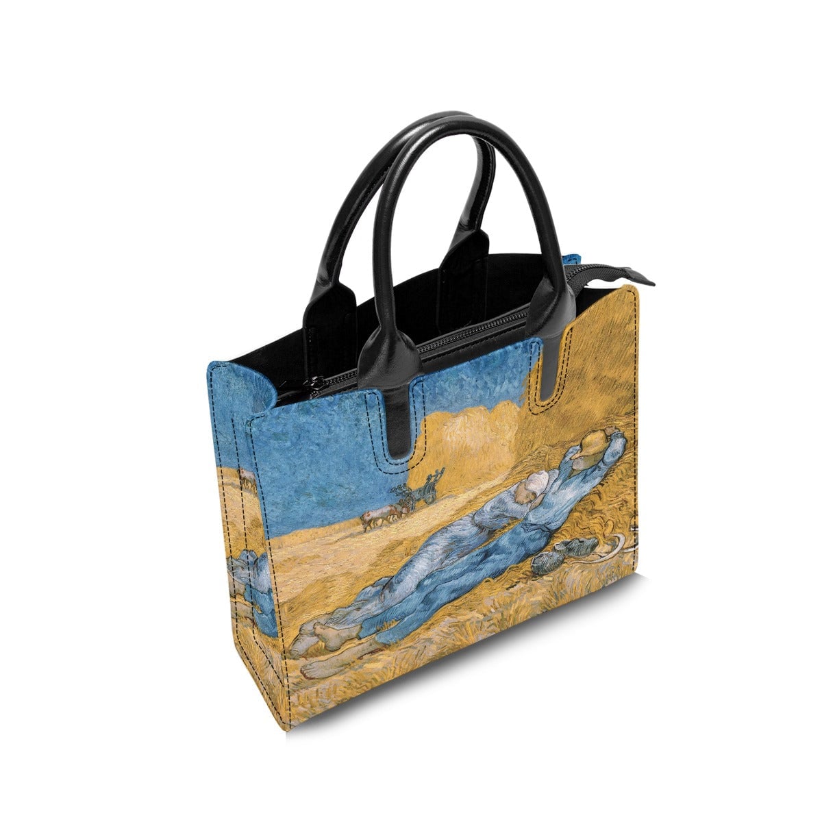 The Siesta by Vincent Van Gogh Art Handbag