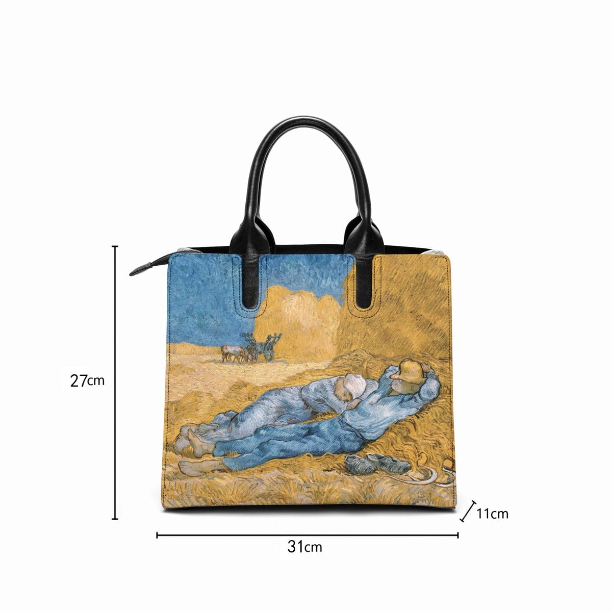 The Siesta by Vincent Van Gogh Art Handbag