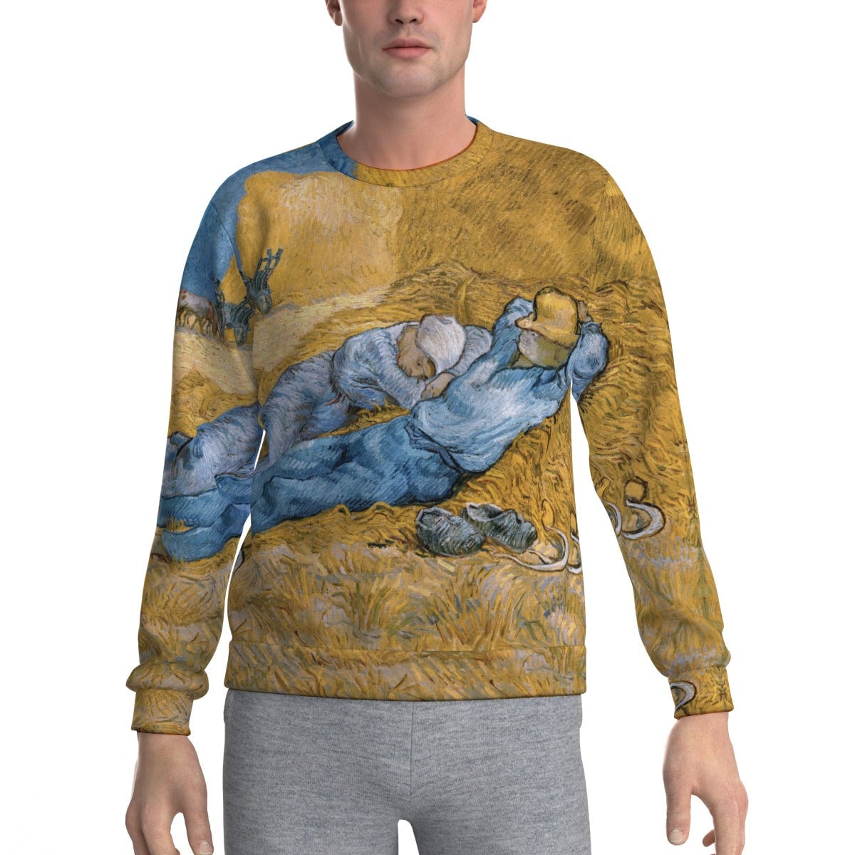 The Siesta by Vincent van Gogh Art Sweatshirt