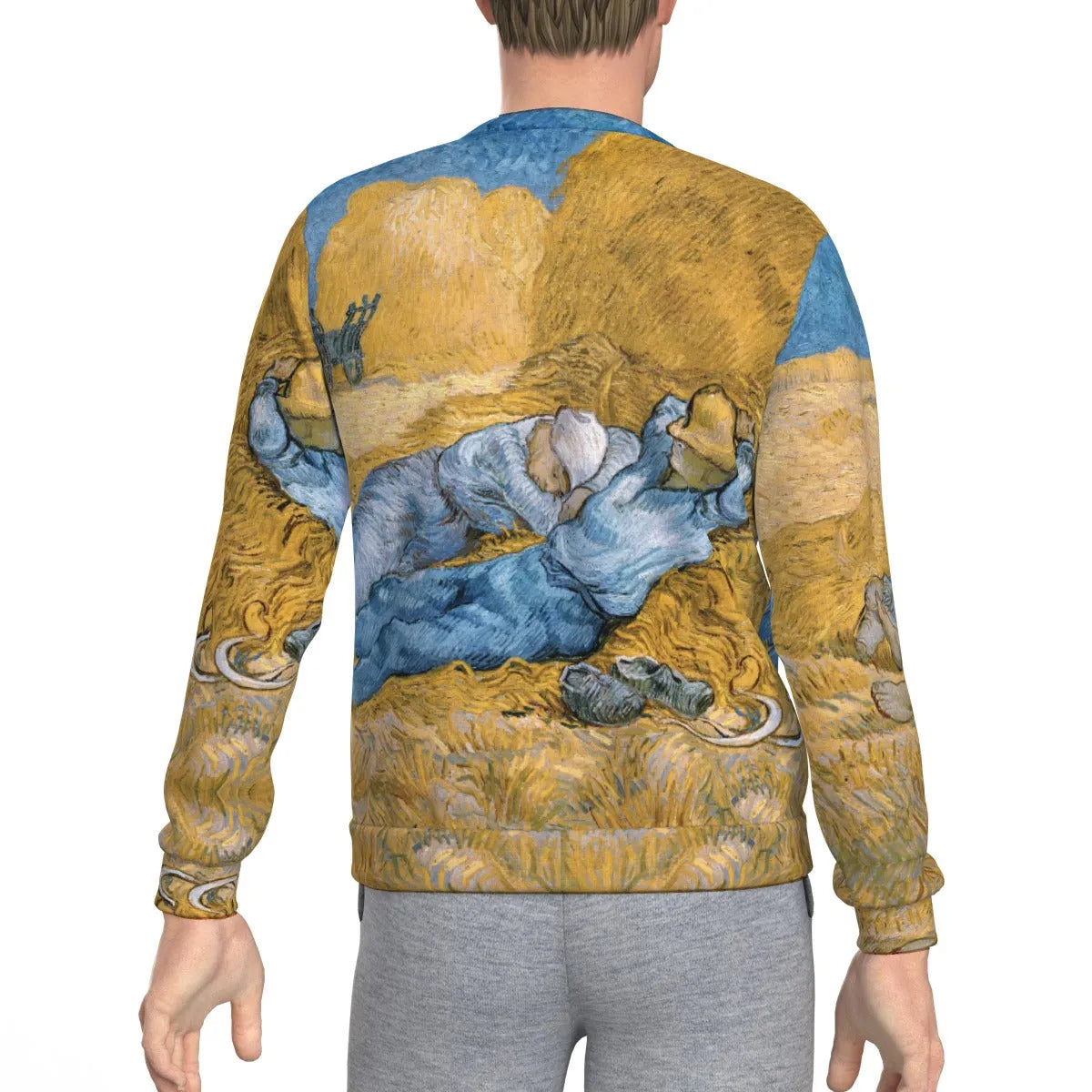 The Siesta by Vincent van Gogh Art Sweatshirt