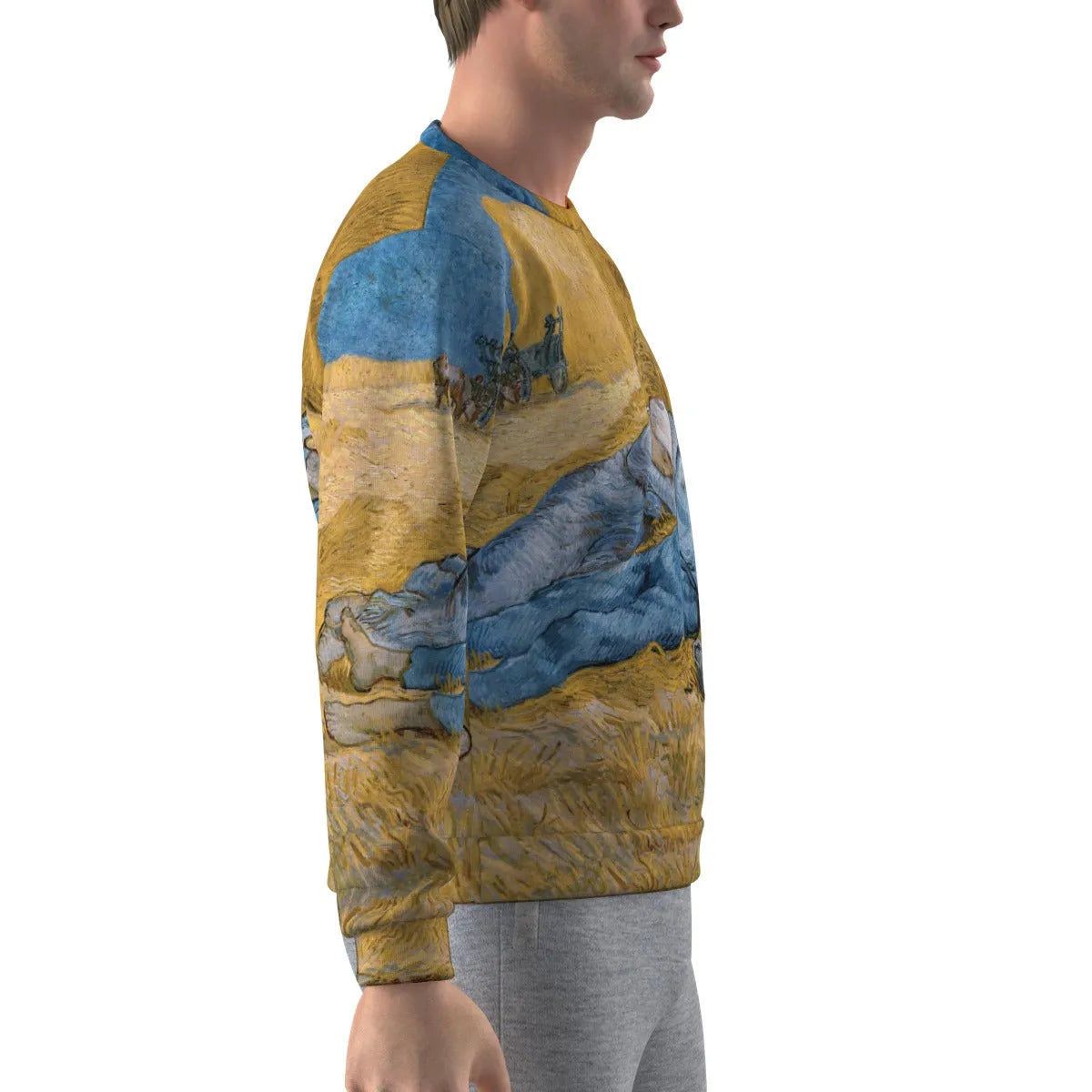 The Siesta by Vincent van Gogh Art Sweatshirt