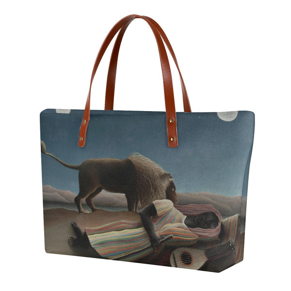 The Sleeping Gypsy by Henri Rousseau Tote Bag