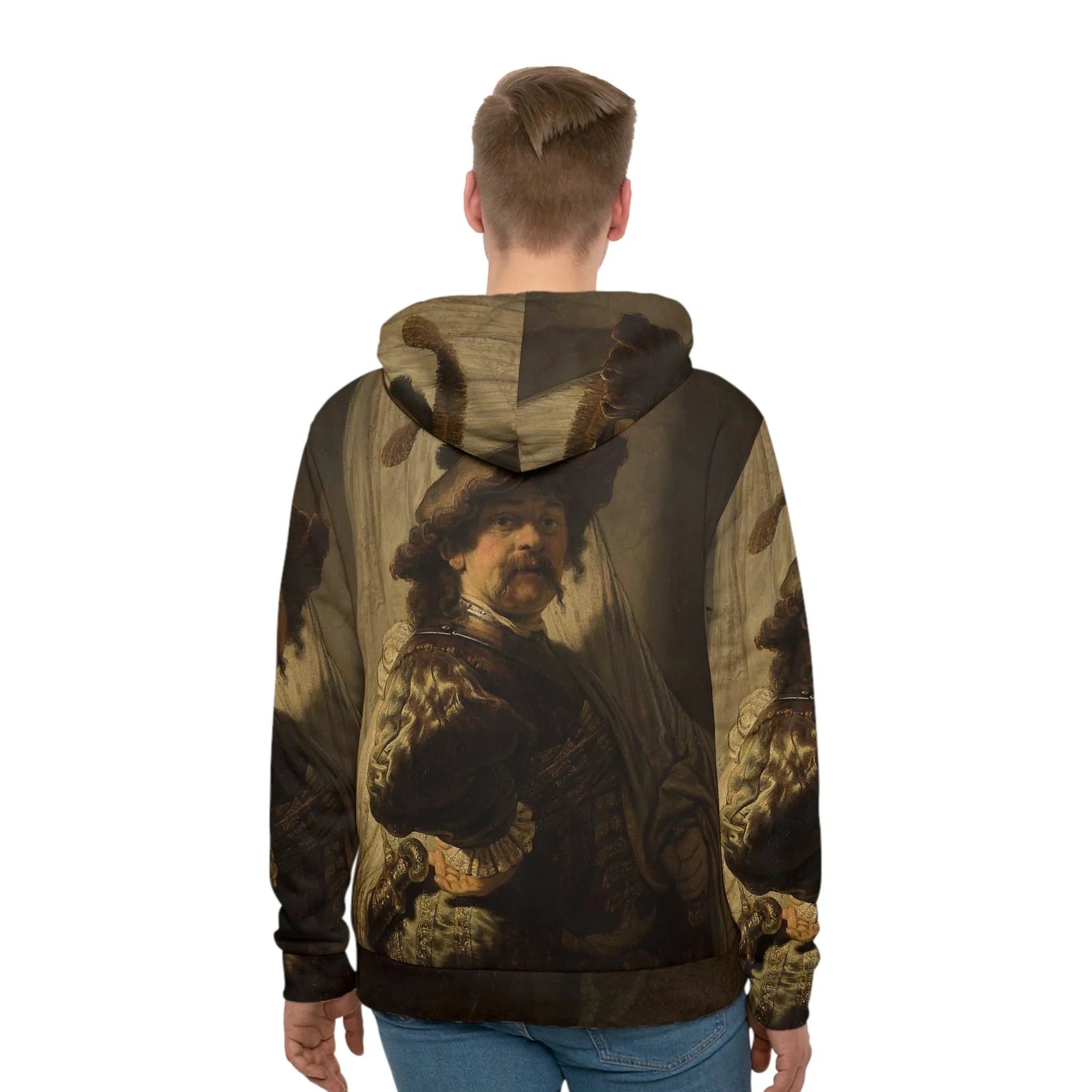 The Standard Bearer by Rembrandt Art Hoodie