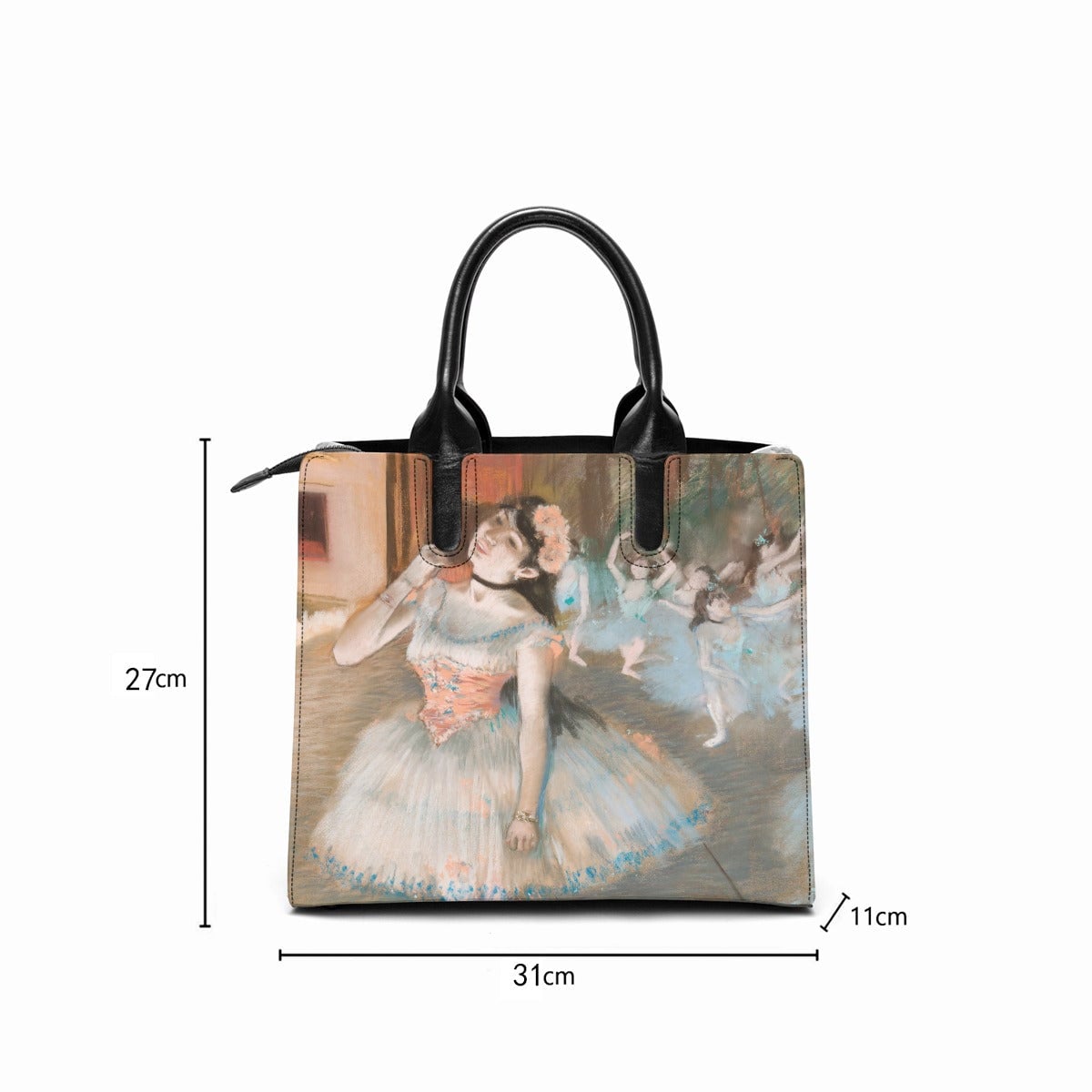 The Star Ballet Dancer by Edgar Degas Art Handbag