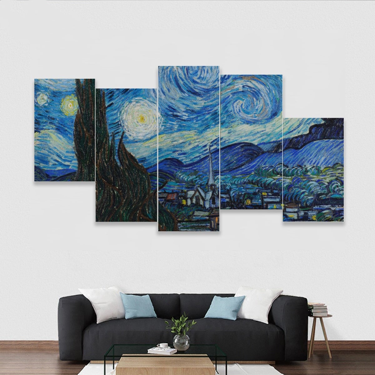 The Starry Night Van Gogh Art Framed Murals | Iconic Artwork