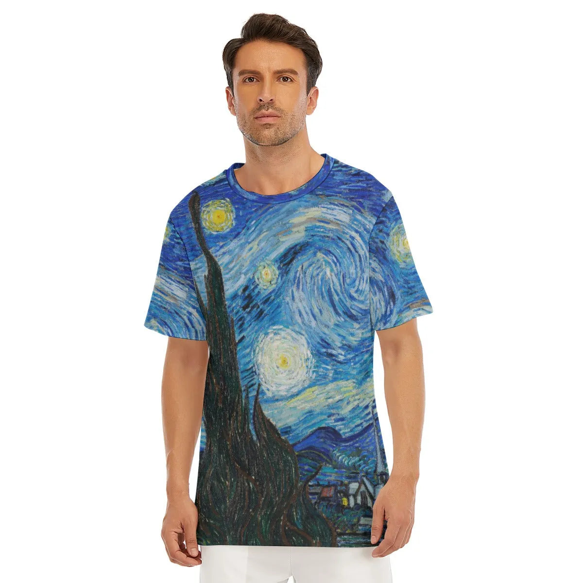 The Starry Night Van Gogh Art T-Shirt