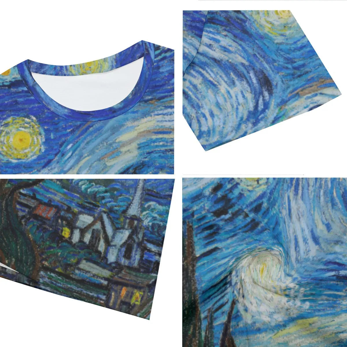 The Starry Night Van Gogh Art T-Shirt