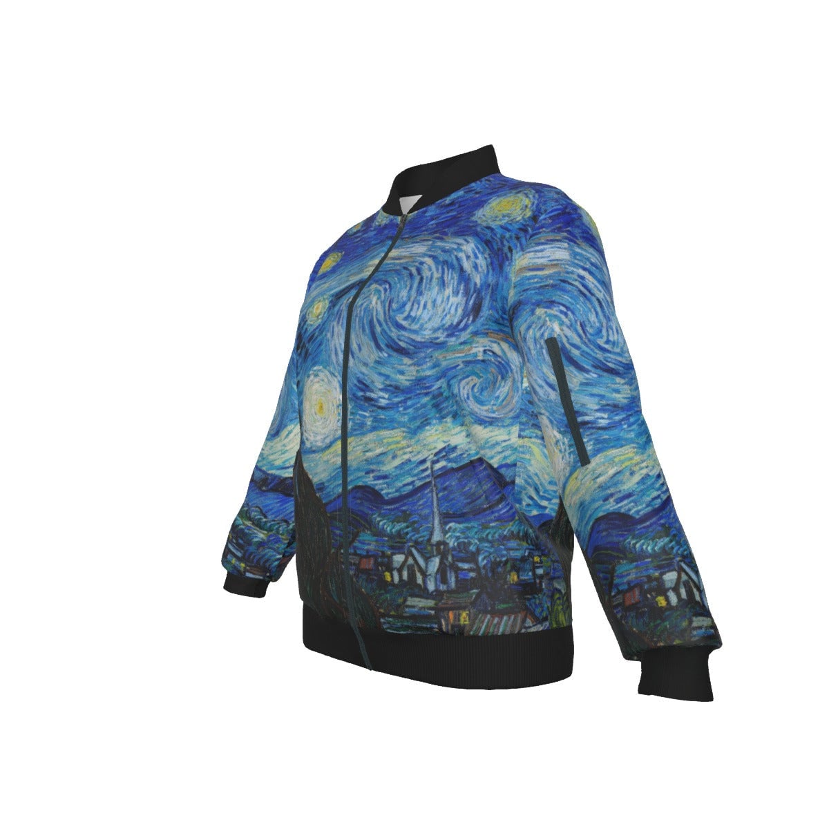 The Starry Night Van Gogh Art Women’s Bomber Jacket